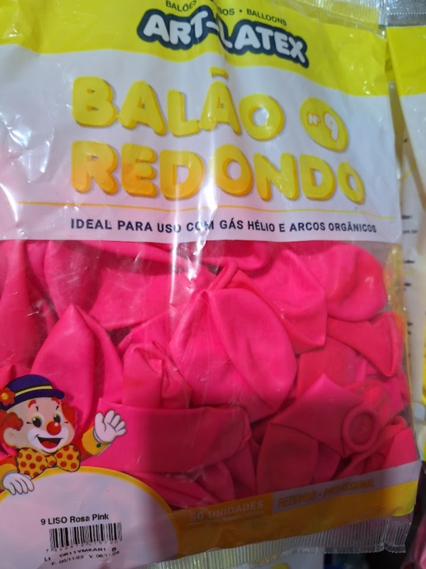 BAL�O 9 LISO C/50 ROSA PINK